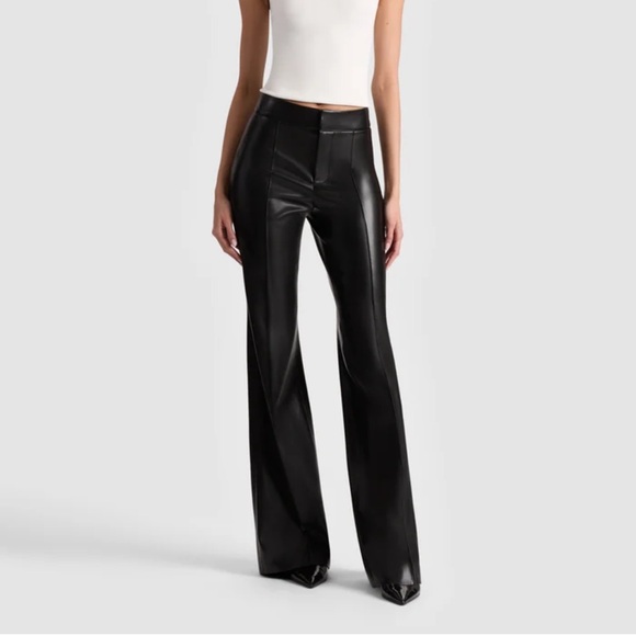Alice + Olivia Pants - Alice + Olivia Dylan Vegan Leather Pants